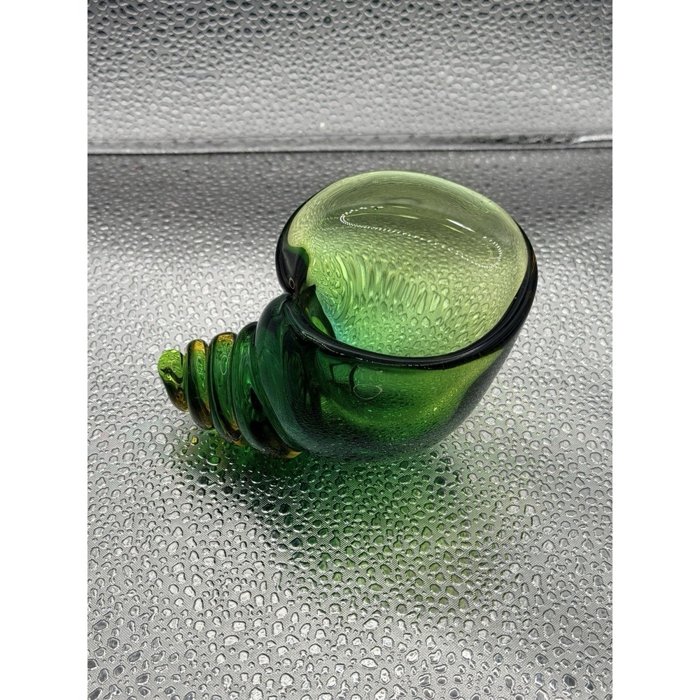 Vintage Murano Hand-Blown Glass Conch Shell Trinket Dish Ashtray‎ Seashell
